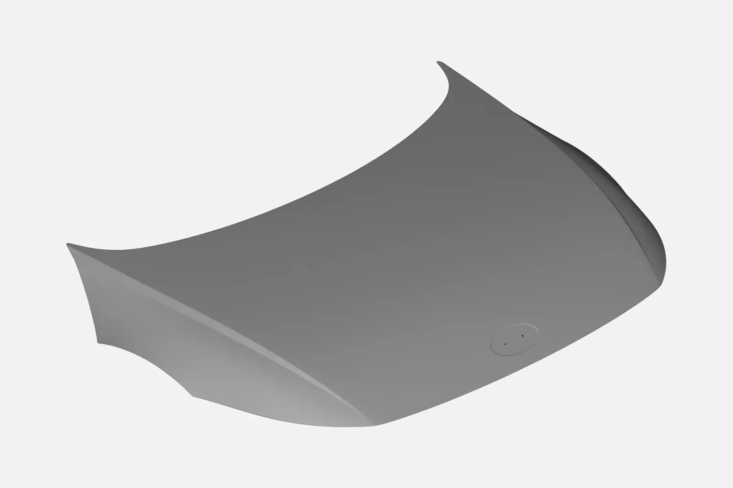 3D scan of a car bonnet hood