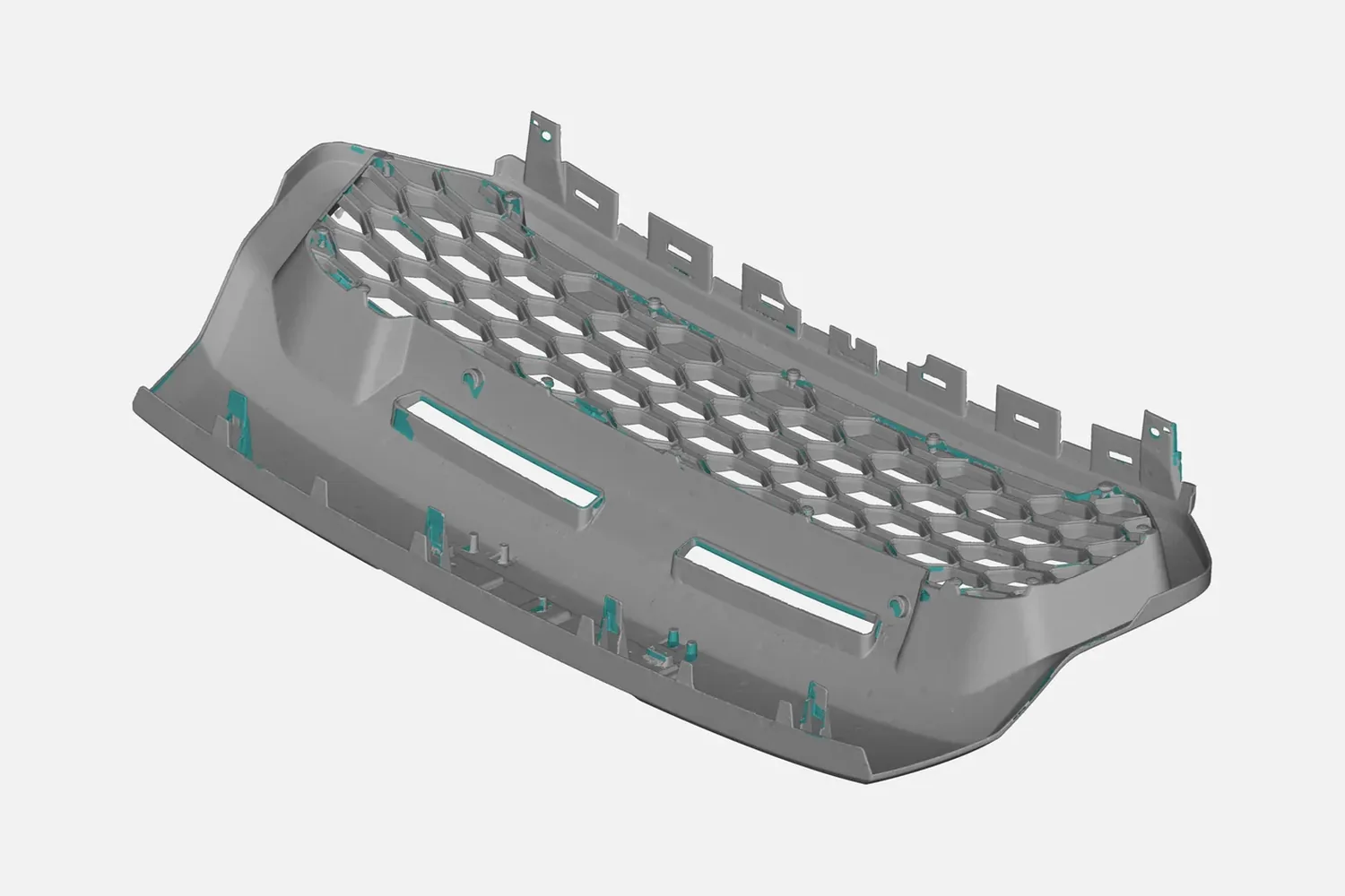 3D scan of a car front grille