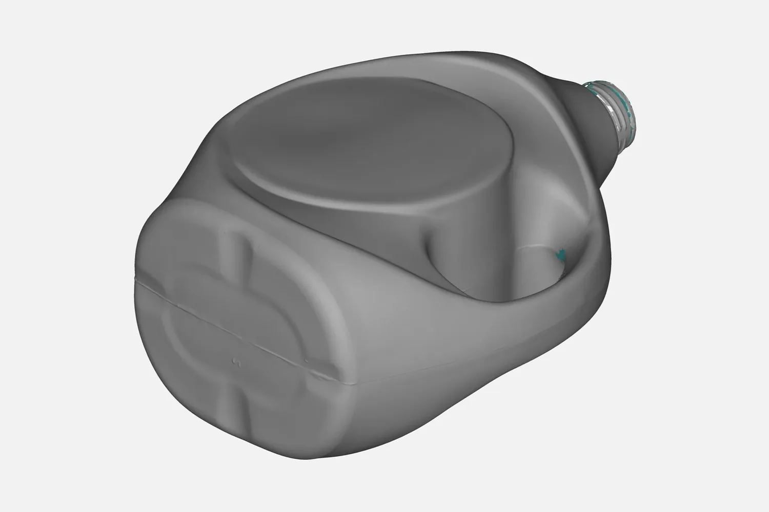 3D scan of a plastic can with handle