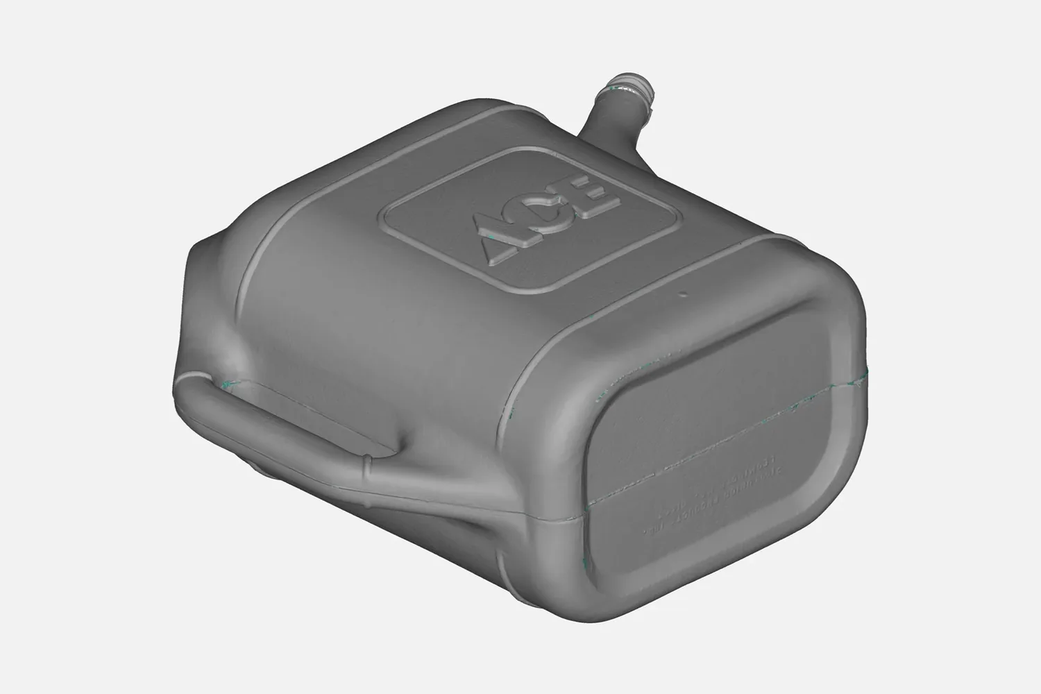 3D scan of a plastic jerry can