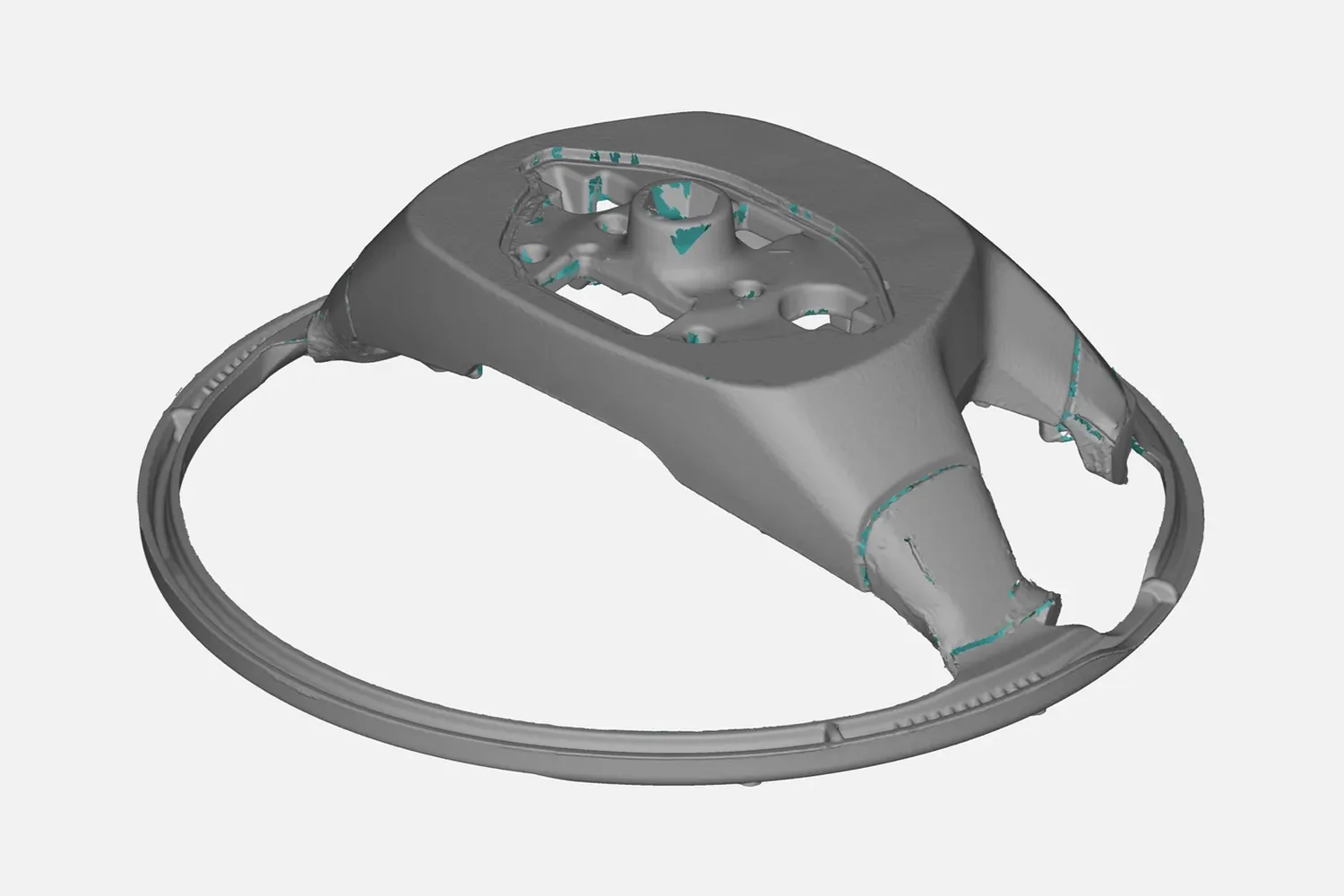 3D scan of a steering wheel armature