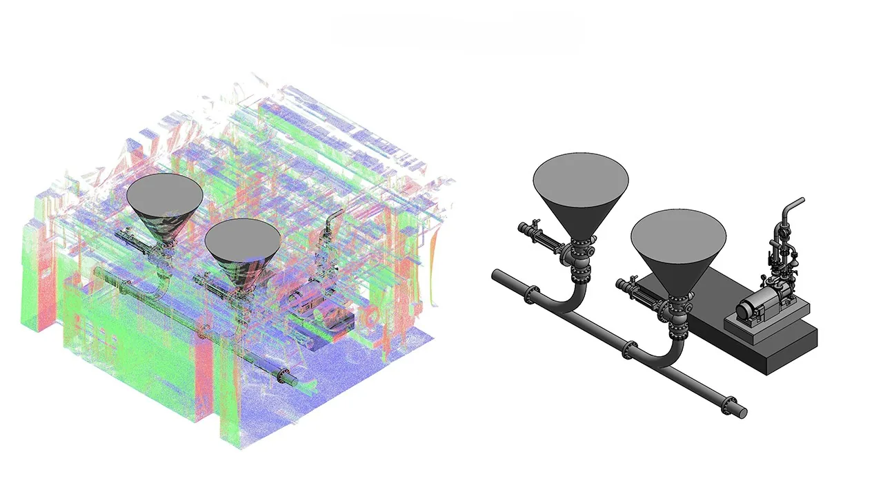Hopper and Pump Skid