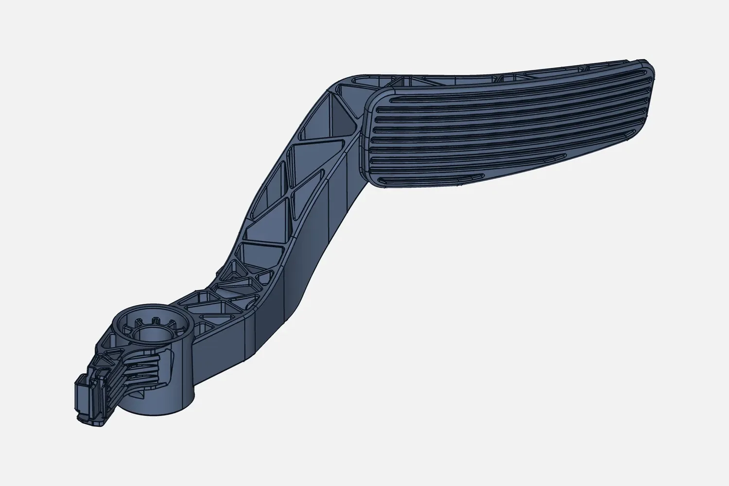 CAD model of a car accelerator pedal