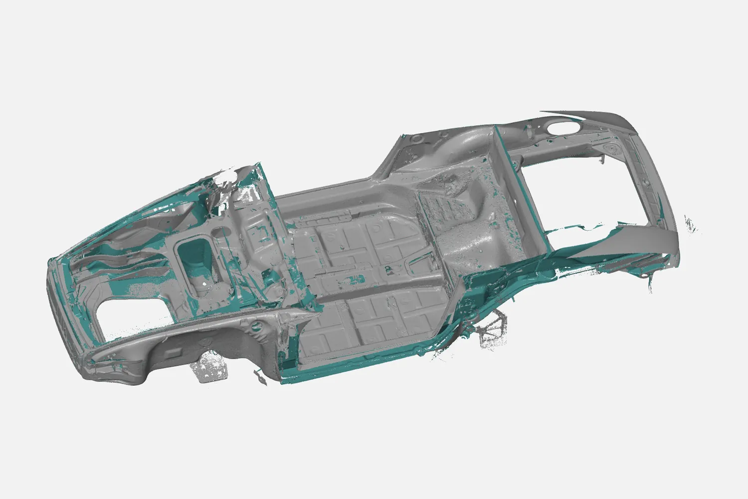 3D scan of a car body-in-white
