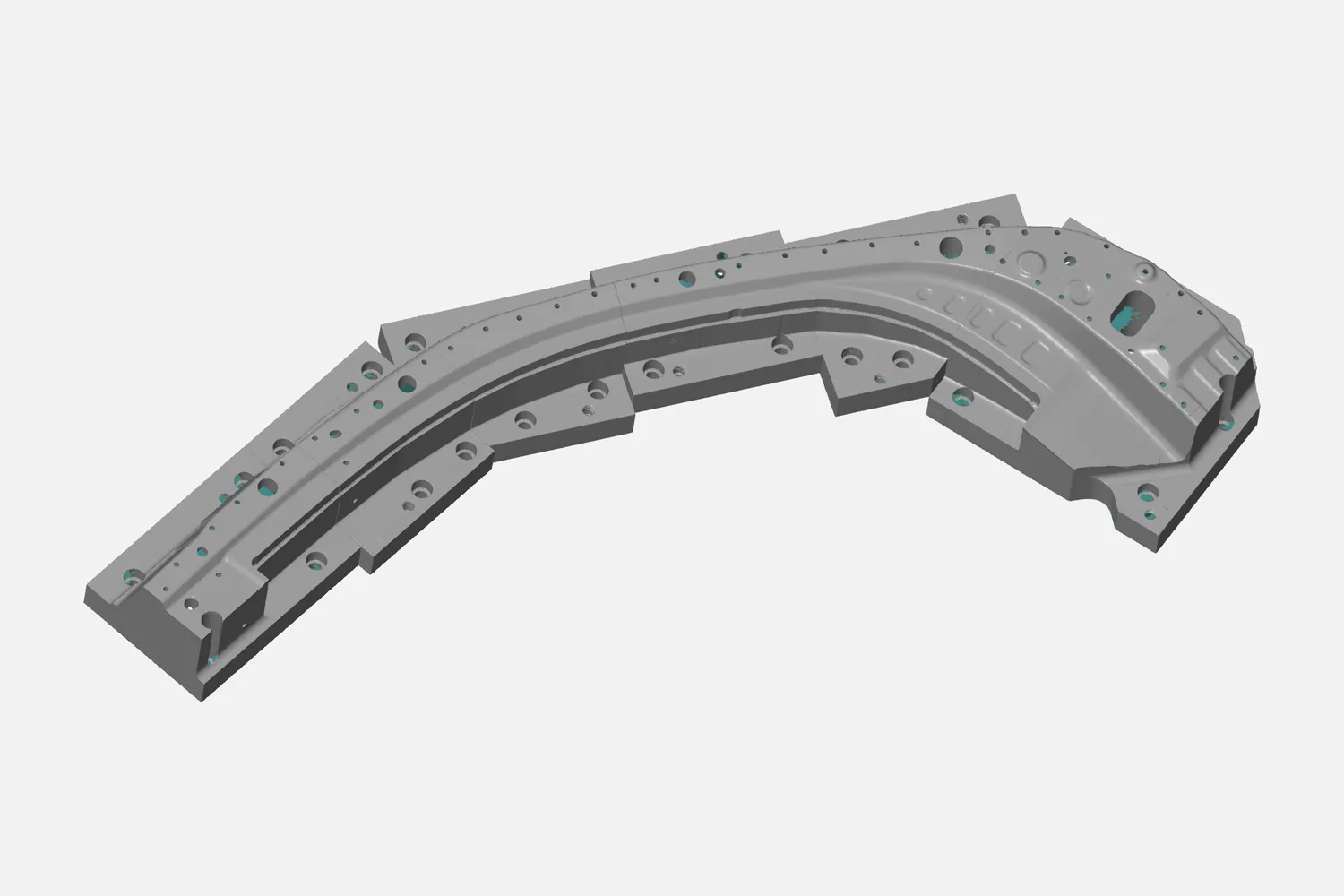 3D scan of an automotive mold insert