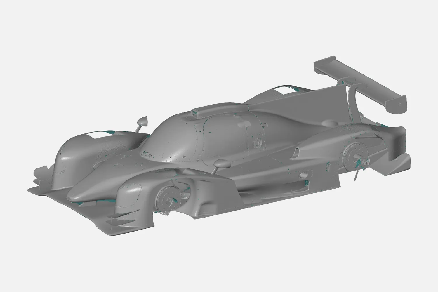 3D scan of a prototype race car body