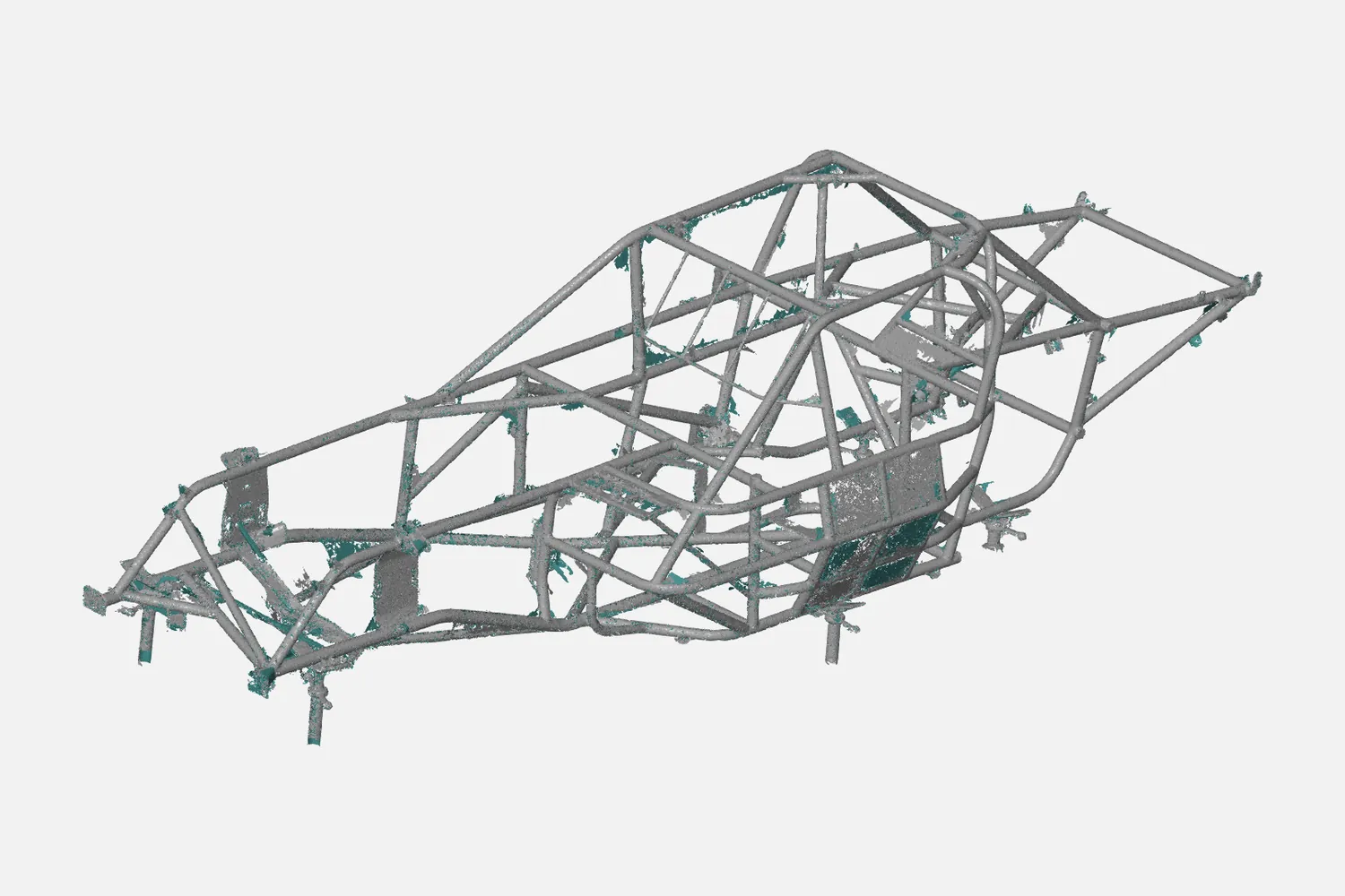 3D scan of a tubular roll cage